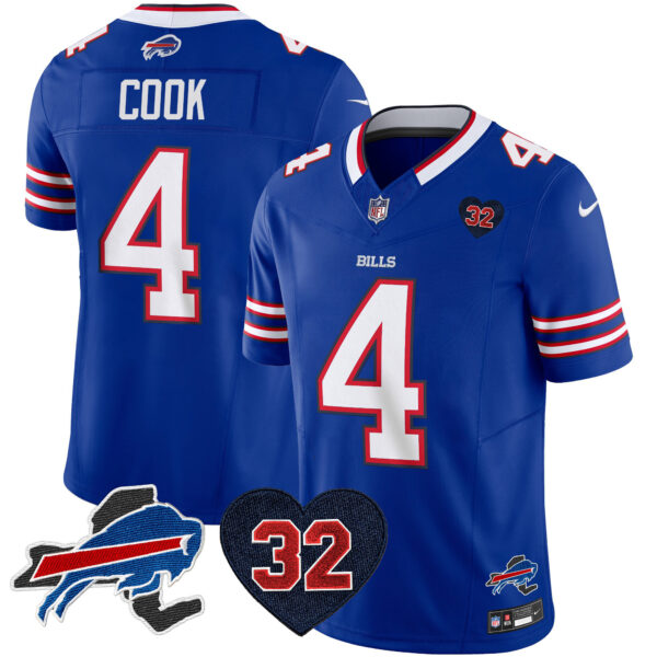 Men's Bills O.J. Simpson Patch Vapor Limited Jersey - All Stitched - Image 17