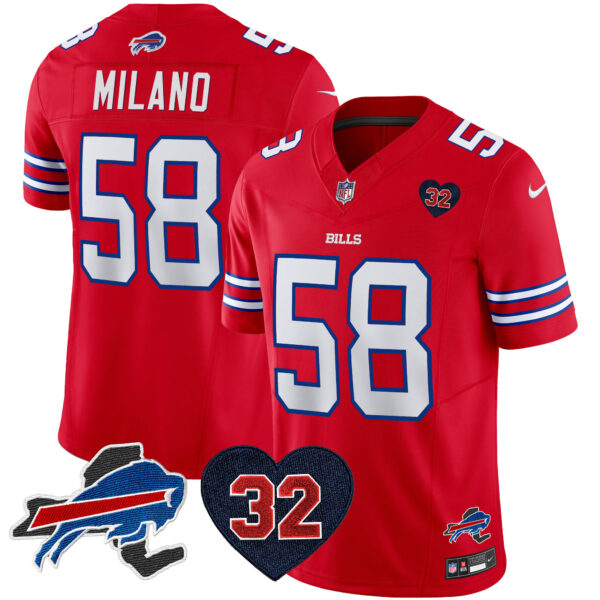 Men's Bills O.J. Simpson Patch Vapor Limited Jersey - All Stitched - Image 27
