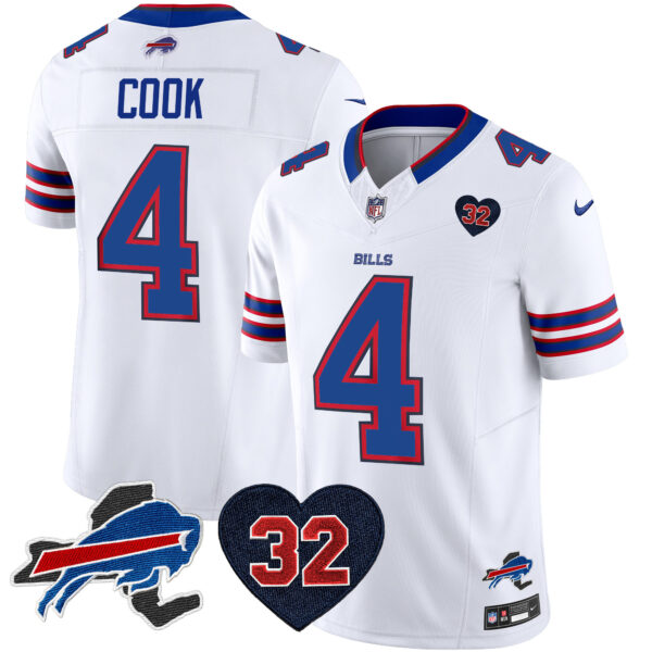 Men's Bills O.J. Simpson Patch Vapor Limited Jersey - All Stitched - Image 31