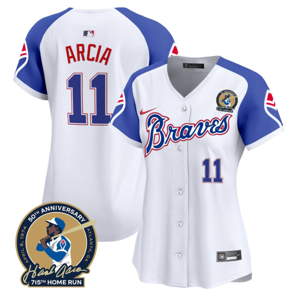 Women's Atlanta Braves Throwback 1974 - 1982 Vapor Premier Limited Jersey - All Stitched - Image 20