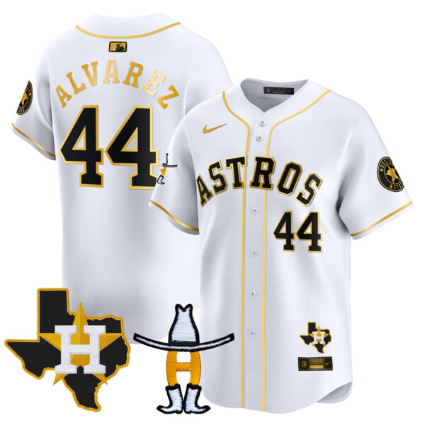 Men's Houston Astros Houston Rodeo Patch Vapor Premier Limited Jersey V2 - All Stitched - Image 10