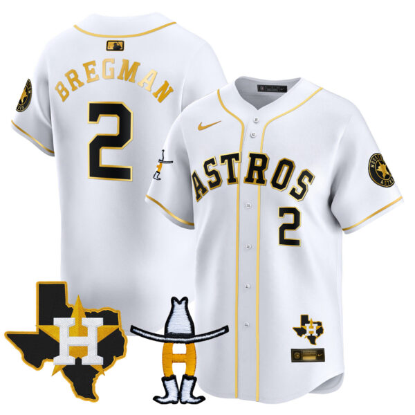 Men's Houston Astros Houston Rodeo Patch Vapor Premier Limited Jersey V2 - All Stitched - Image 15