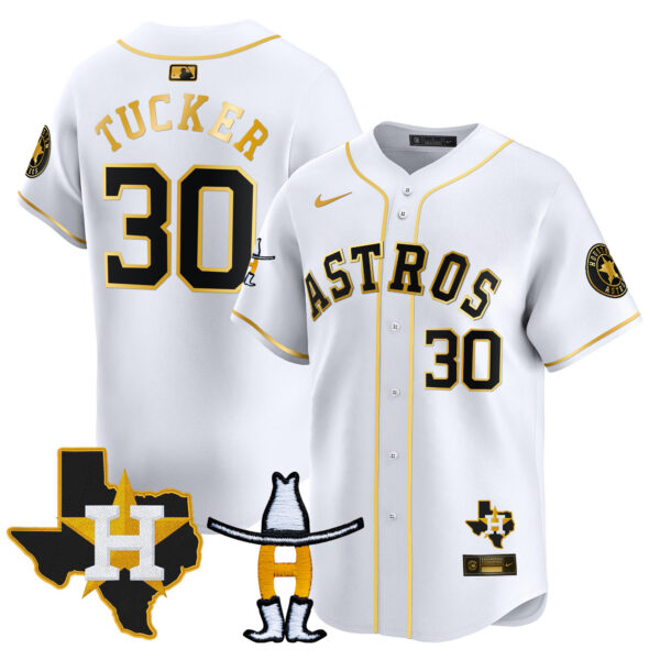 Men's Houston Astros Houston Rodeo Patch Vapor Premier Limited Jersey V2 - All Stitched - Image 17