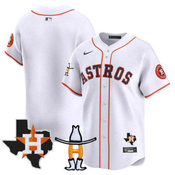 Men's Houston Astros Houston Rodeo Patch Vapor Premier Limited Jersey V2 - All Stitched - Image 36