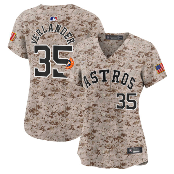 Women's Houston Astros USMC Alternate Vapor Premier Limited Jersey - All Stitched - Image 16