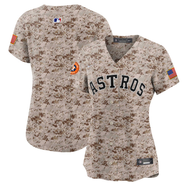 Women's Houston Astros USMC Alternate Vapor Premier Limited Jersey - All Stitched - Image 18