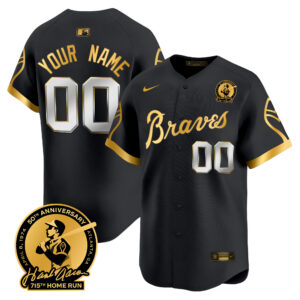 Atlanta Braves Throwback 1974 - 1982 Vapor Premier Limited Custom Jersey - All Stitched