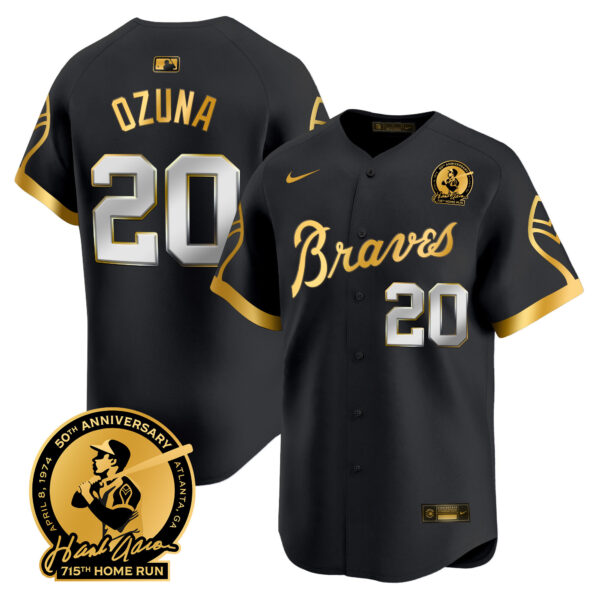 Men's Atlanta Braves Throwback 1974 - 1982 Vapor Premier Limited Jersey - All Stitched - Image 3