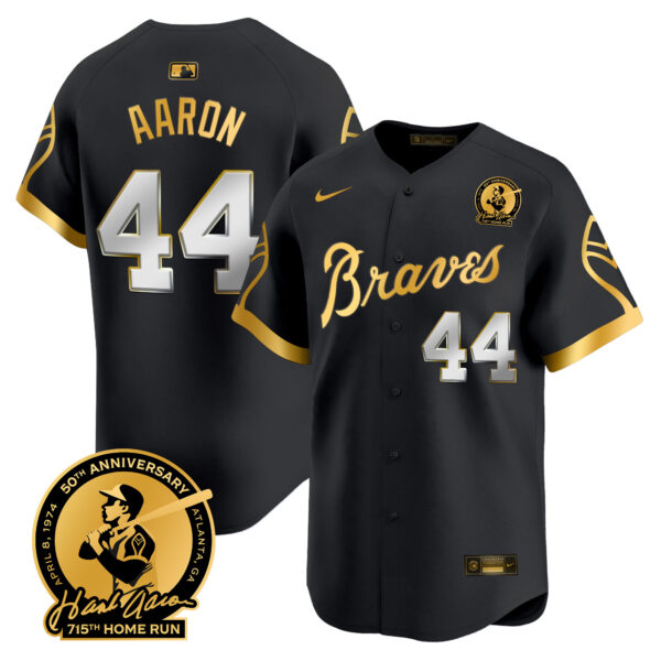 Men's Atlanta Braves Throwback 1974 - 1982 Vapor Premier Limited Jersey - All Stitched - Image 8