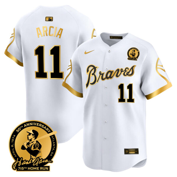 Men's Atlanta Braves Throwback 1974 - 1982 Vapor Premier Limited Jersey - All Stitched - Image 11