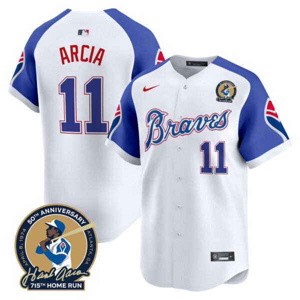 Men's Atlanta Braves Throwback 1974 - 1982 Vapor Premier Limited Jersey - All Stitched - Image 20