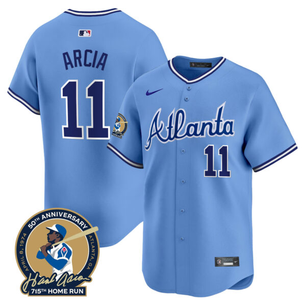 Men's Atlanta Braves Throwback 1974 - 1982 Vapor Premier Limited Jersey - All Stitched - Image 38