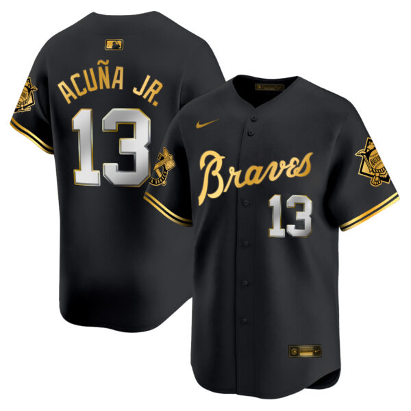 Men's Atlanta Braves Peaches n' Cream Vapor Premier Limited Jersey - All Stitched - Image 28