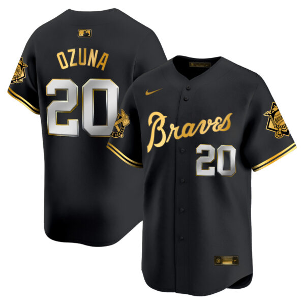 Men's Atlanta Braves Peaches n' Cream Vapor Premier Limited Jersey - All Stitched - Image 30