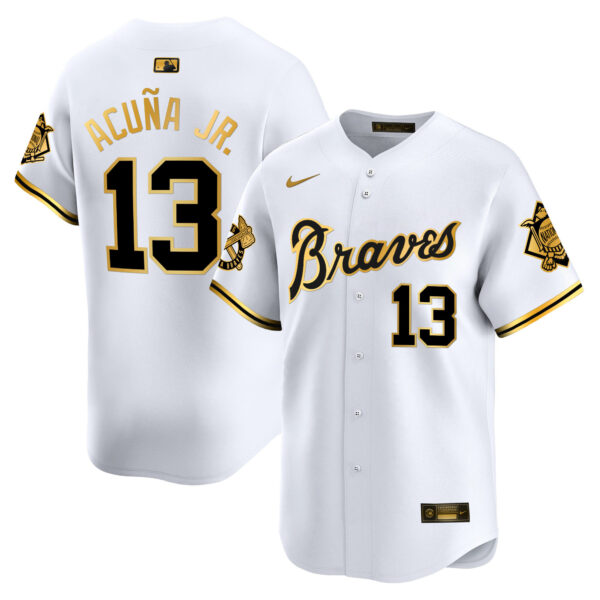 Men's Atlanta Braves Peaches n' Cream Vapor Premier Limited Jersey - All Stitched - Image 37