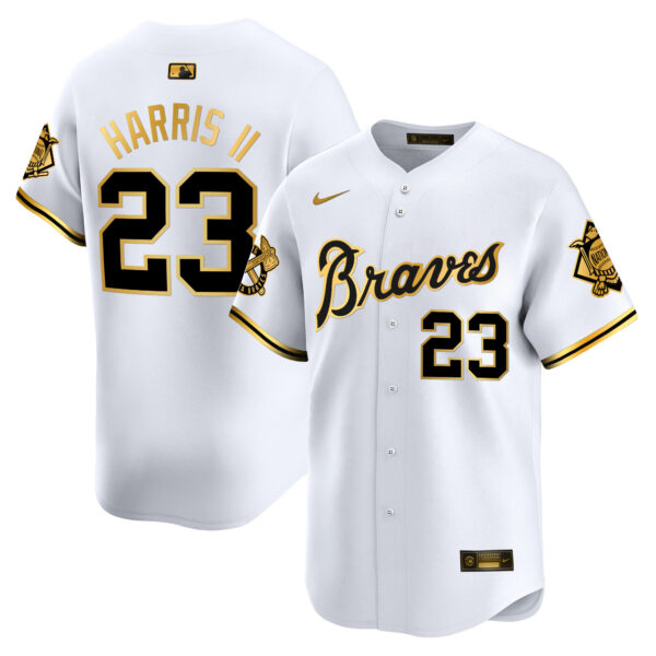 Men's Atlanta Braves Peaches n' Cream Vapor Premier Limited Jersey - All Stitched - Image 41