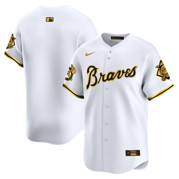 Men's Atlanta Braves Peaches n' Cream Vapor Premier Limited Jersey - All Stitched - Image 45