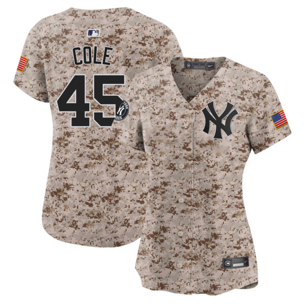 Women's New York Yankees USMC Alternate Vapor Premier Limited Jersey - All Stitched - Image 13