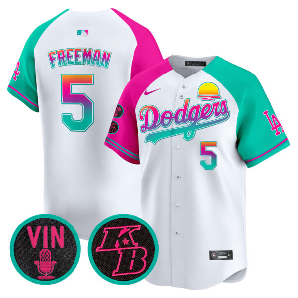 Men's Dodgers 2024 Los Angeles City Style Vapor Premier Limited Jersey V2 - All Stitched - Image 34