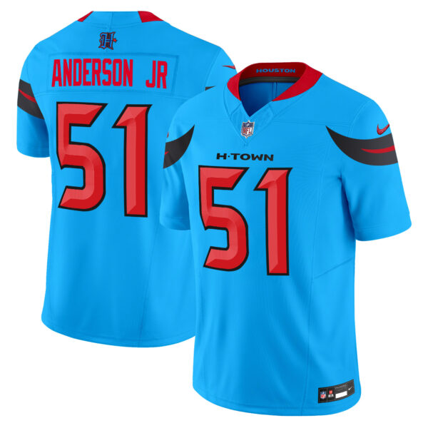 Men's Houston Texans 2024 Vapor Limited Jersey V3 - All Stitched - Image 7