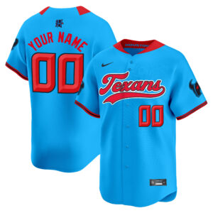 Houston Texans 2024 Baseball Custom Jersey - All Stitched