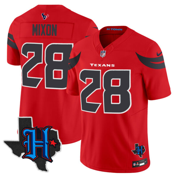 Men's Houston Texans 2024 Texas Patch Vapor Limited Jersey V3 - All Stitched - Image 19