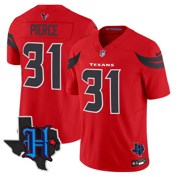 Men's Houston Texans 2024 Texas Patch Vapor Limited Jersey V3 - All Stitched - Image 22