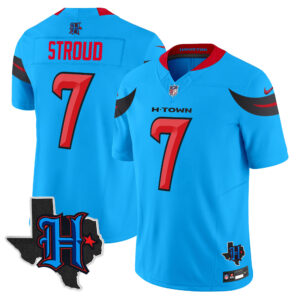 Men's Houston Texans 2024 Texas Patch Vapor Limited Jersey V3 - All Stitched