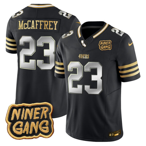 Men's 49ers 2024 Niner Gang Patch Vapor Jersey - All Stitched - Image 31