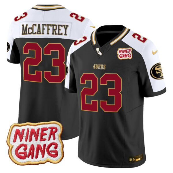 Men's 49ers 2024 Niner Gang Patch Vapor Jersey - All Stitched