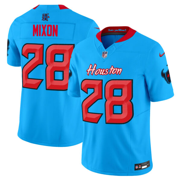 Men's Houston Texans 2024 Vapor Limited Jersey V4 - All Stitched - Image 3