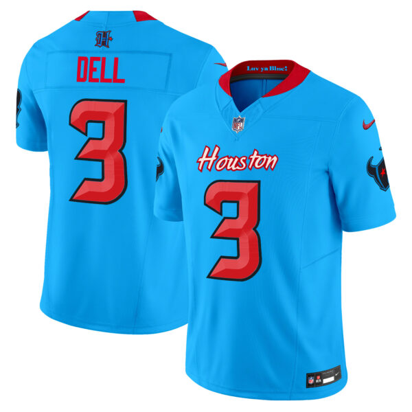Men's Houston Texans 2024 Vapor Limited Jersey V4 - All Stitched - Image 4