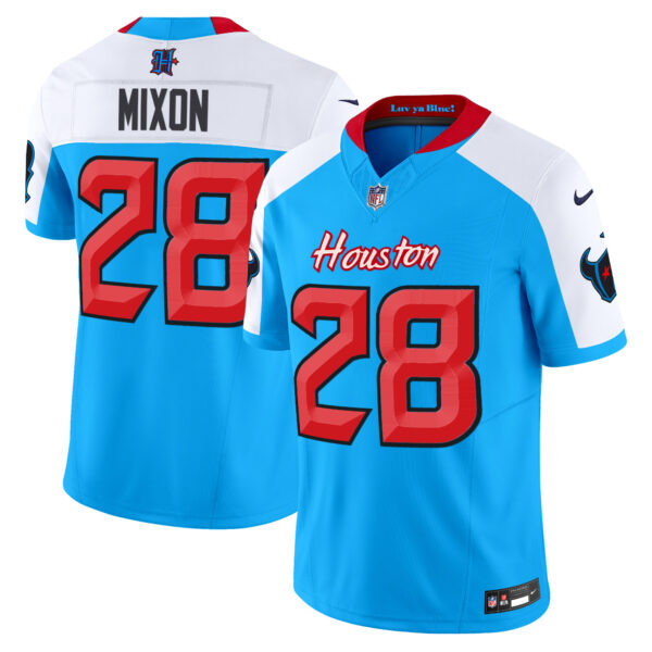 Men's Houston Texans 2024 Vapor Limited Jersey V4 - All Stitched - Image 11