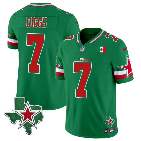 Men's Cowboys 2024 Mexico Vapor Limited Jersey - All Stitched - Image 22