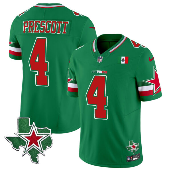 Men's Cowboys 2024 Mexico Vapor Limited Jersey - All Stitched - Image 20