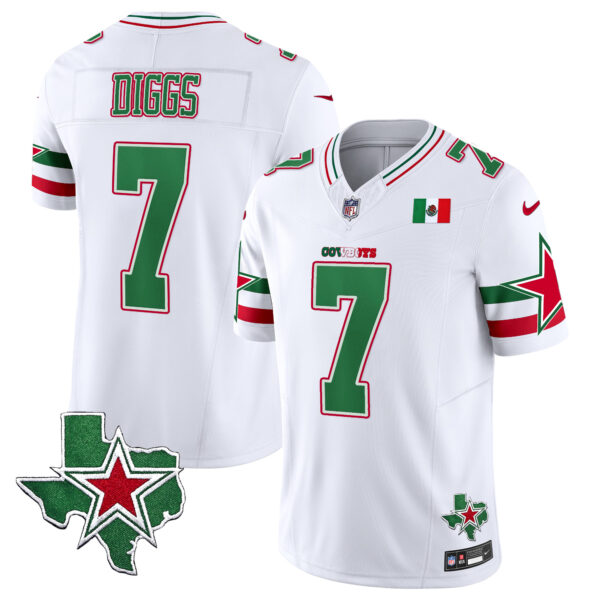 Men's Cowboys 2024 Mexico Vapor Limited Jersey - All Stitched - Image 4