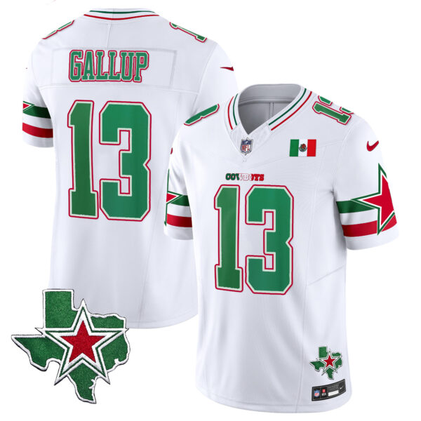 Men's Cowboys 2024 Mexico Vapor Limited Jersey - All Stitched - Image 5