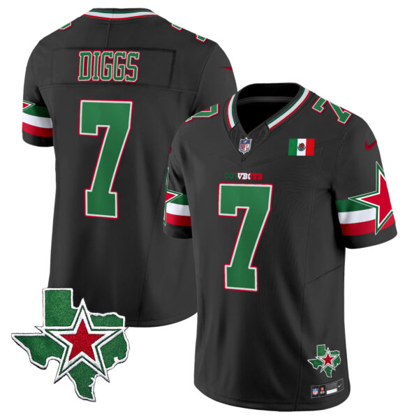 Men's Cowboys 2024 Mexico Vapor Limited Jersey - All Stitched - Image 10