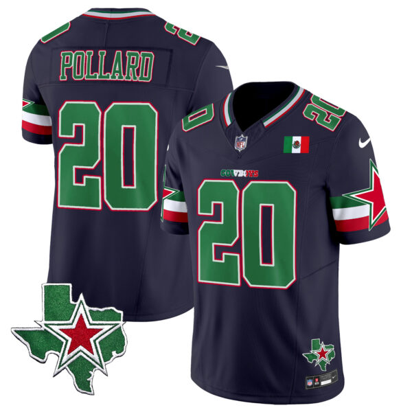 Men's Cowboys 2024 Mexico Vapor Limited Jersey - All Stitched - Image 30