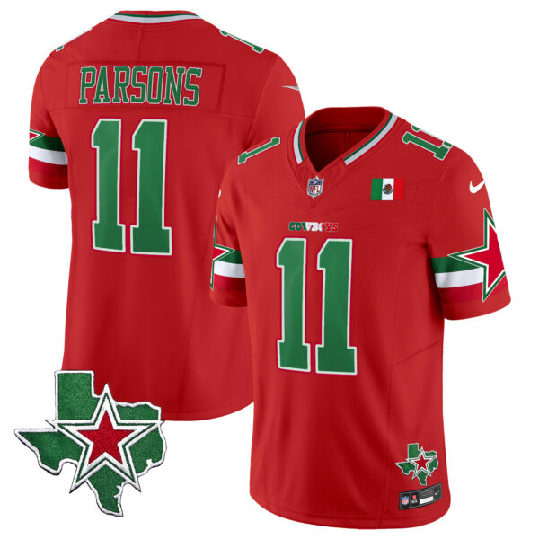 Men's Cowboys 2024 Mexico Vapor Limited Jersey - All Stitched - Image 31
