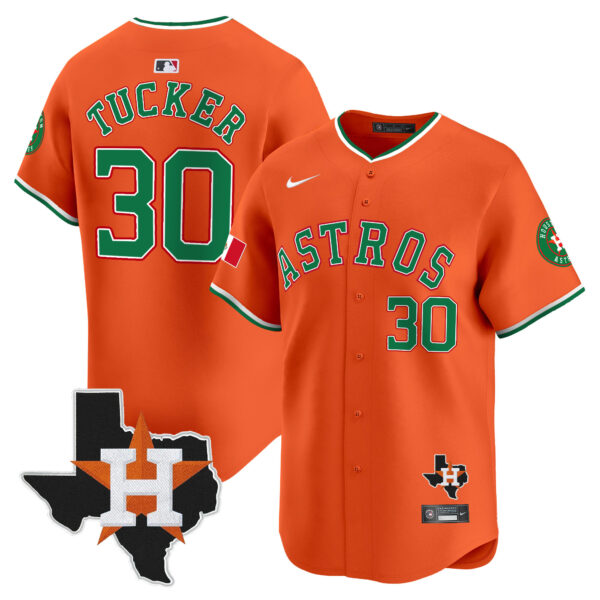 Men's Astros Mexico Texas Patch Vapor Premier Limited Jersey V4 - All Stitched - Image 22