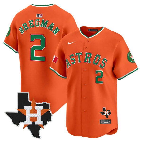 Men's Astros Mexico Texas Patch Vapor Premier Limited Jersey V4 - All Stitched - Image 18