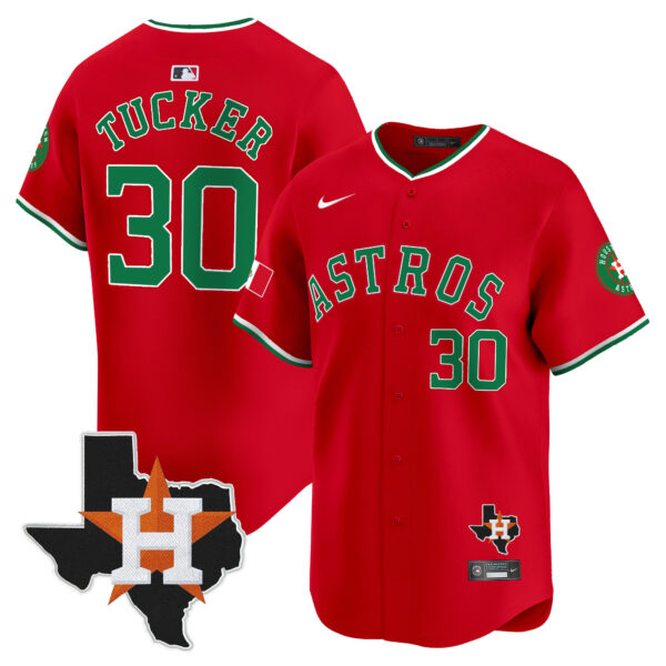 Men's Astros Mexico Texas Patch Vapor Premier Limited Jersey V4 - All Stitched - Image 38