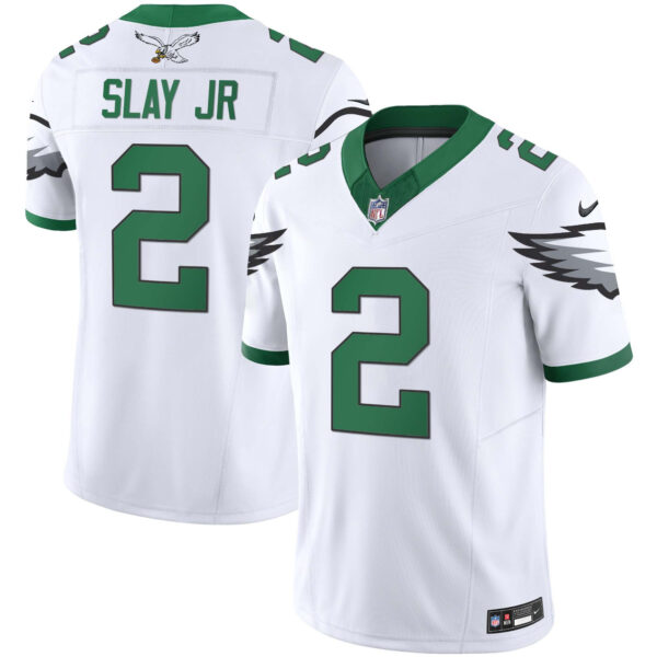 Men's Eagles Kelly Green Vapor Limited Jersey V3 - All Stitched - Image 9