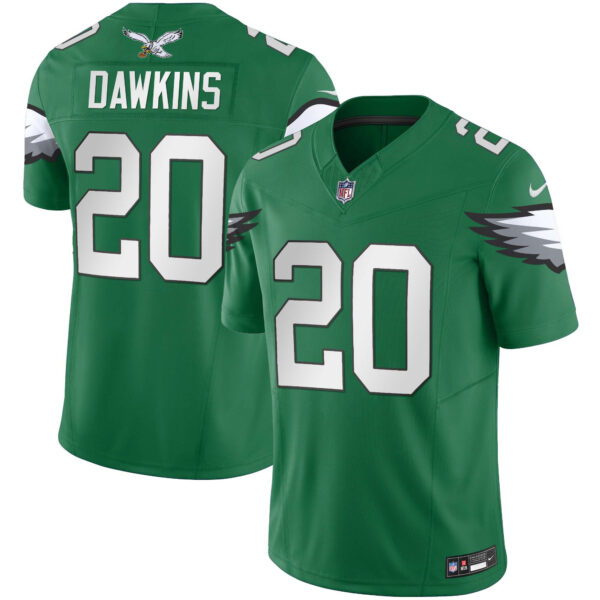 Men's Eagles Kelly Green Vapor Limited Jersey V3 - All Stitched - Image 16