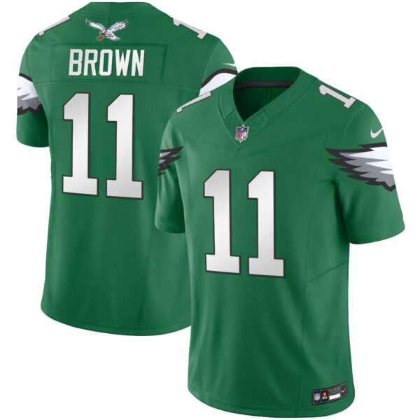 Men's Eagles Kelly Green Vapor Limited Jersey V3 - All Stitched - Image 17