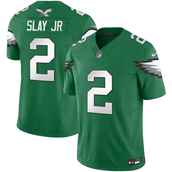 Men's Eagles Kelly Green Vapor Limited Jersey V3 - All Stitched - Image 18