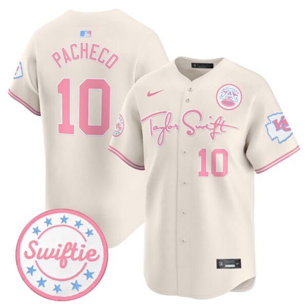 Unisex Chiefs Taylor Swift Bubblegum Pink Vapor Premier Limited Jersey - All Stitched - Image 25