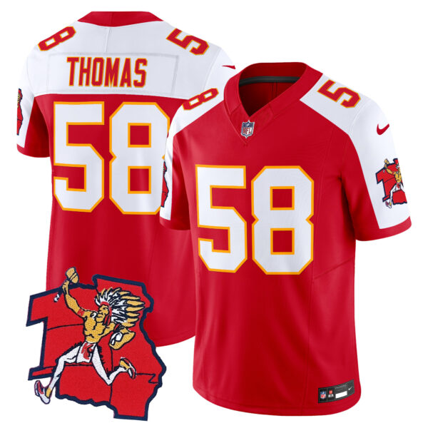 Men's Chiefs 1963 Throwback Vapor Limited Jersey - All Stitched - Image 3
