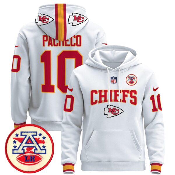 Men's Kansas City Chiefs 2024 Pullover Hoodie V2 - All Stitched - Image 13